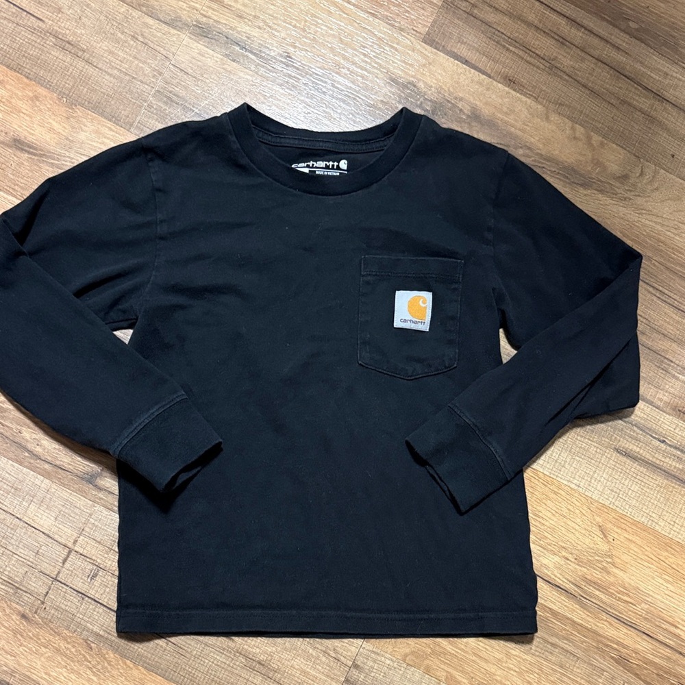 Carhartt Kids Black Long Sleeve Shirt